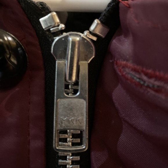 Vintage Toronto Transit Commission Coat TTC Uniform Subway Bus Size 46 Burgundy - Picture 8 of 12